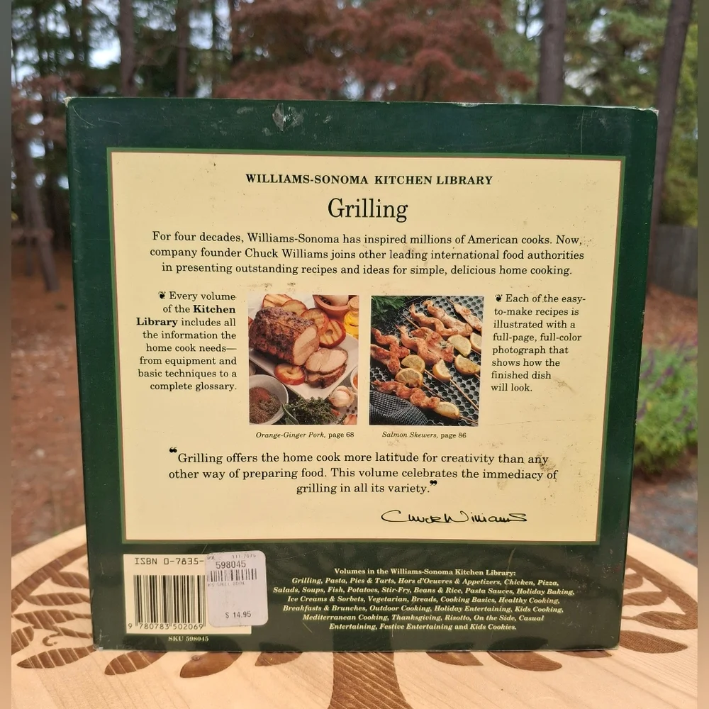 Vintage 90's Williams Sonoma Grilling Cookbook